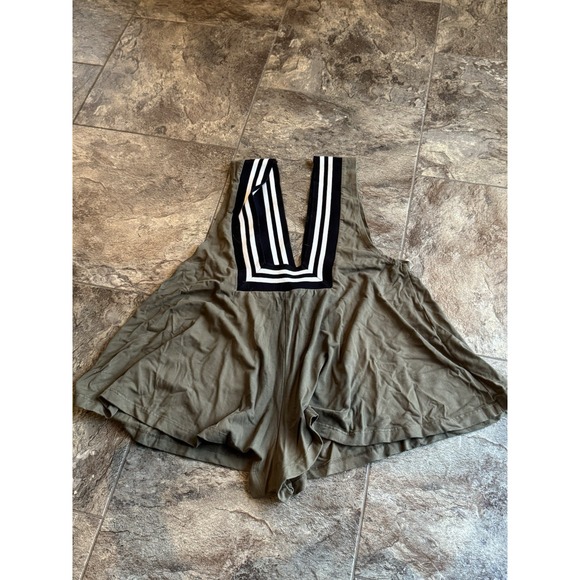 Free People Intimately Oversized Romper XS Boho Cottagecore Gypsy‎ FP Summer - Picture 2 of 5